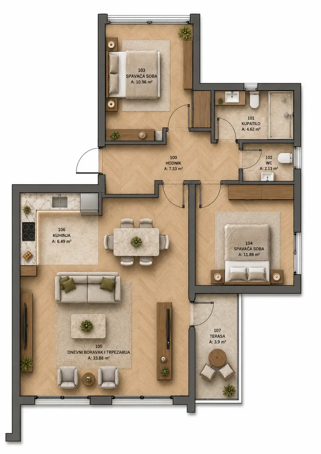 Osnova Penthouse nivo