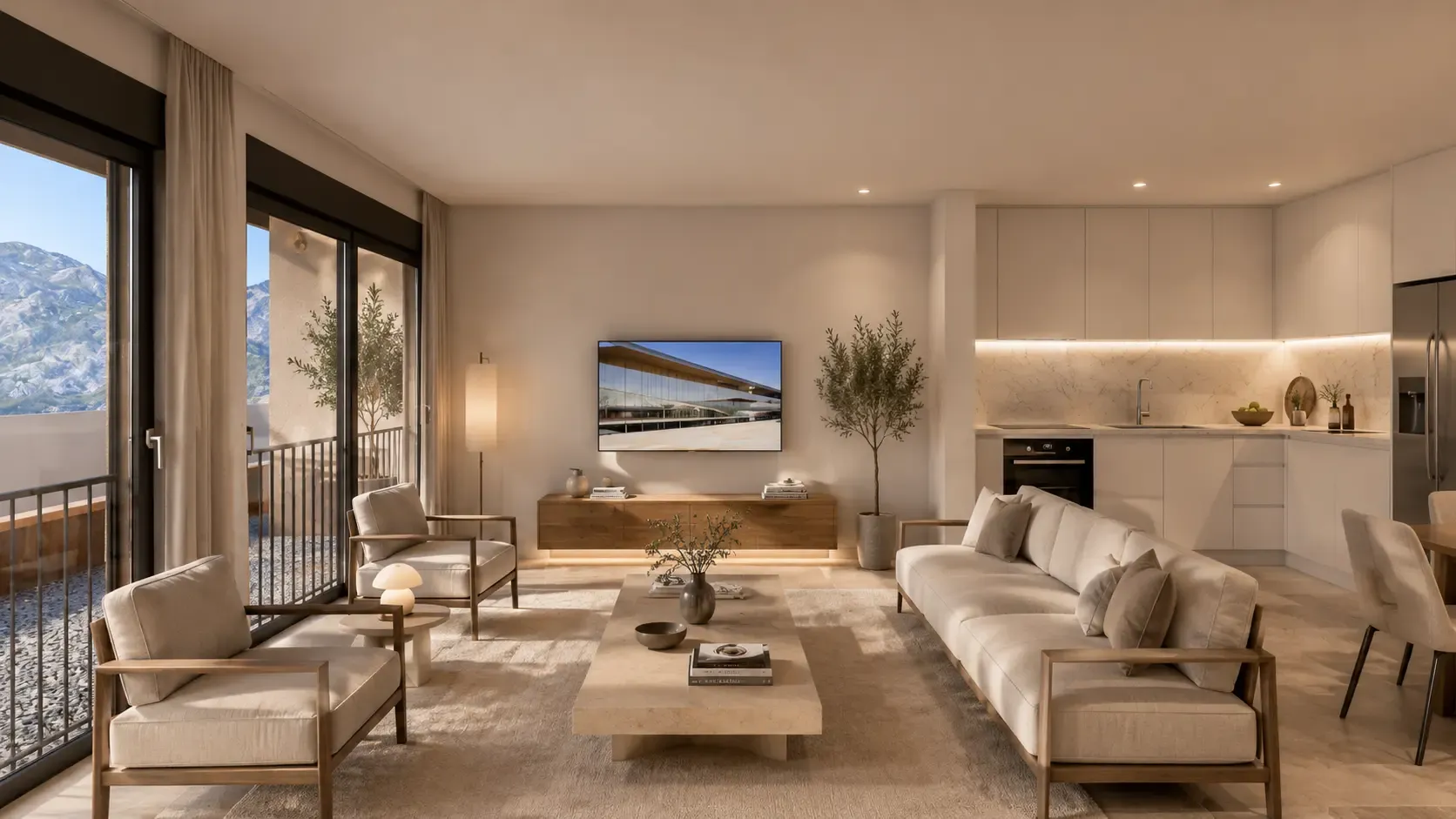 Modernes Wohninterieur