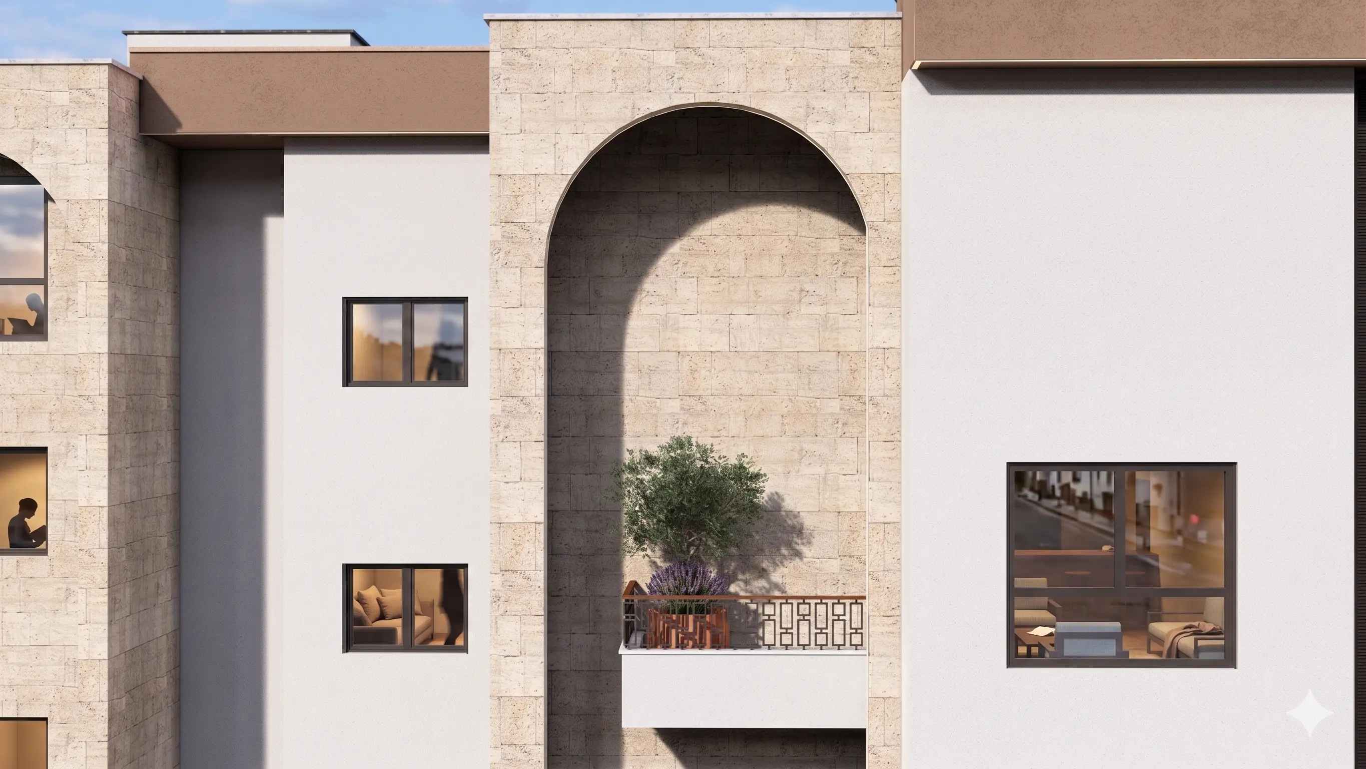 Architekturdetail Baliv Residence