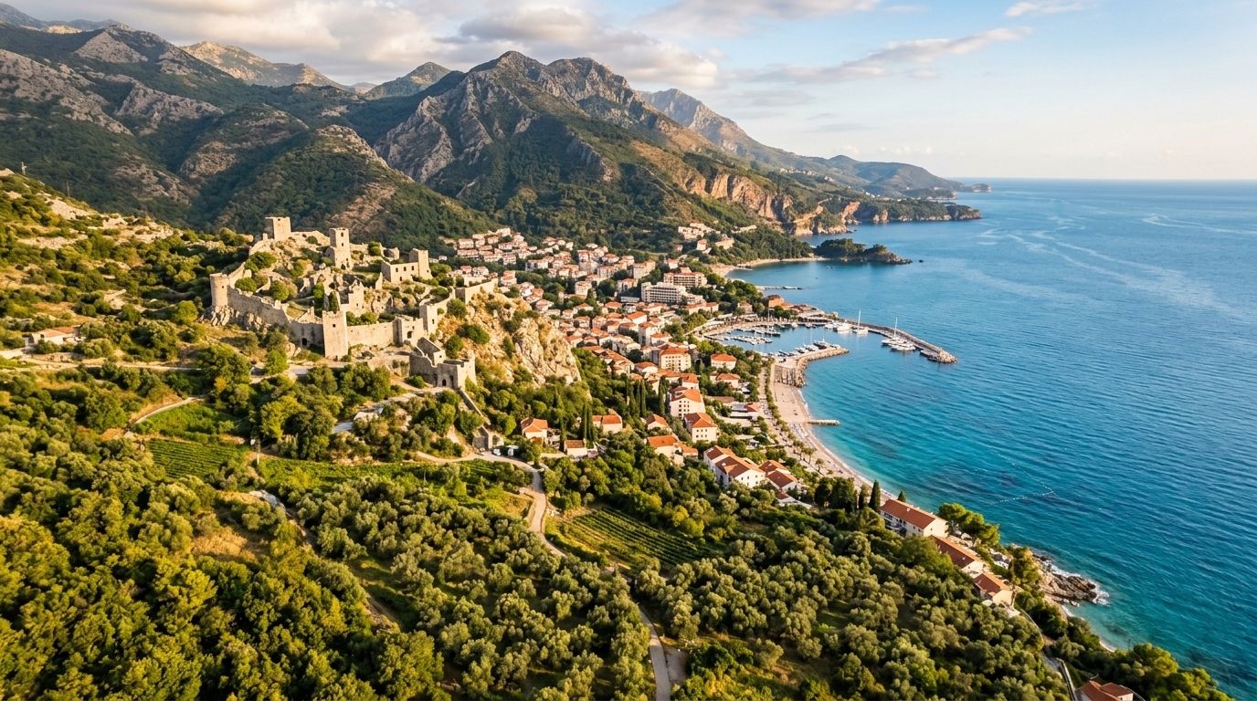 Bar, Montenegro — Luftaufnahme
